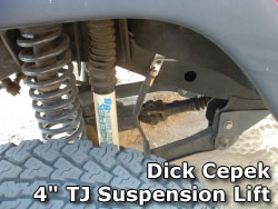 Dick Cepek 4 inch TJ Suspension Lift